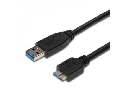 Kabel Micro USB 3.0 5Gbps USB A - Micro USB B MM 2m černý