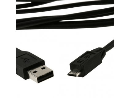 microUSB 0,5m (5-pin) černý (ku2m05f)