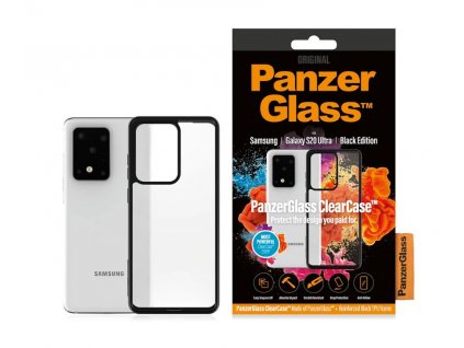 PanzerGlass ClearCase pro Samsung Galaxy S20 Ultra Black edition (0240)