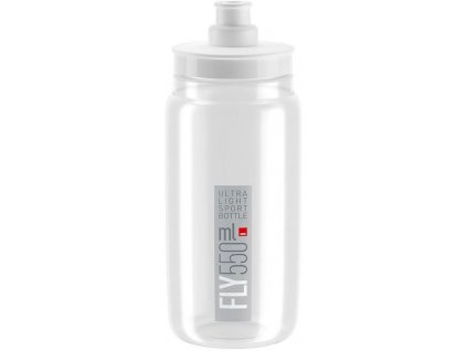 Lahev Elite Fly 550ml, čirá/šedé logo