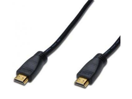 DIGITUS HDMI 3D propojovací kabel s integrovaným zesilovačem,30m, AWG26, 2x stínění, M/M, UL, zlacené konektory, černý (AK-330105-300-S)