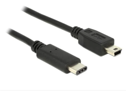 delock kabel usb type c 2 0 samec usb 2 0 typ mini b samec 0 5 m cerny ien485238