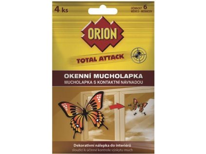 Orion Total Attack okenní mucholapka 4ks