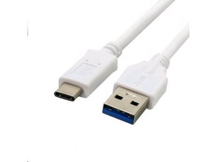 C-TECH USB 3.0 AM na USB-C kabel, 1m, bílý (CB-USB3C-10W)