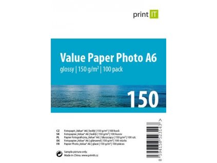 Print IT A6 lesklý 150g/m2 100ks