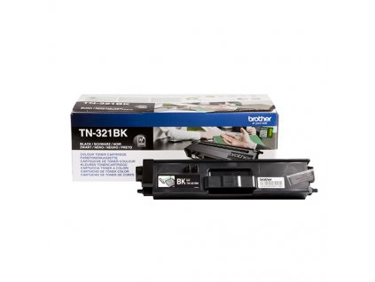 Brother toner TN-321BK, černý (2 500 stran) - originální (TN321BK)