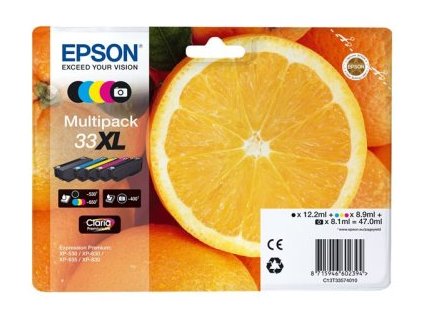 Epson T3357 Multipack 5-barevná 33XL - originál (C13T33574011)