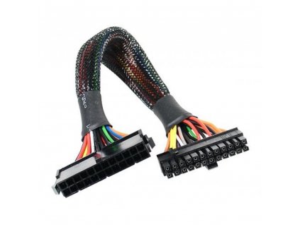 AKASA kabel prodloužení napájení 24Pin(M) to 20+4Pin(F) 30cm