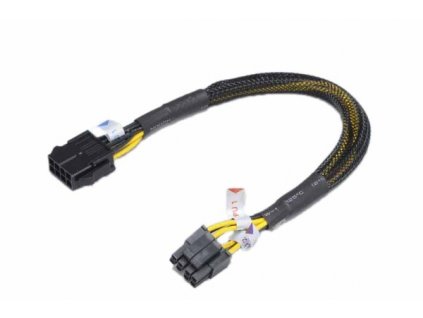 AKASA kabel prodloužení napájení ATX12V 8pin 30cm