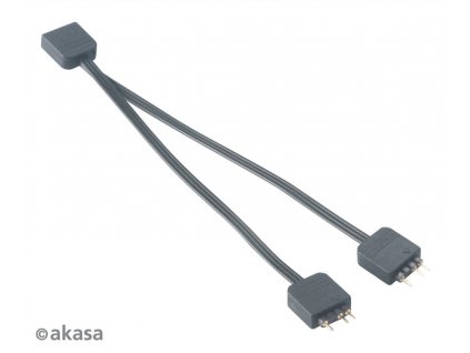 AKASA RGB LED kabel-splitter adresovatelný 12cm