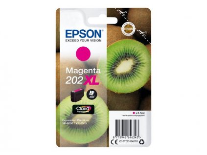 Epson 202XL Magenta, purpurová - originální (C13T02H34010)
