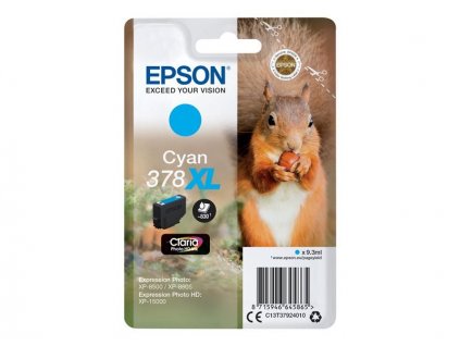 Epson 378XL Claria Photo HD Ink Cyan, azurová - originální (C13T37924010)