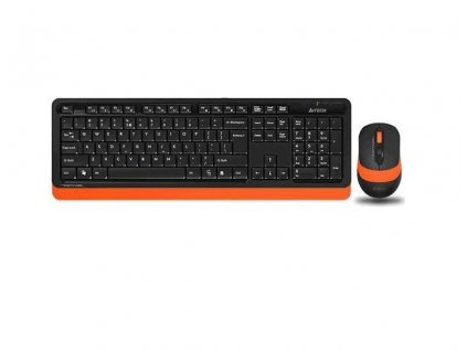 A4tech FG1010 FSTYLER set bezdr. klávesnice + myši, oranžová barva