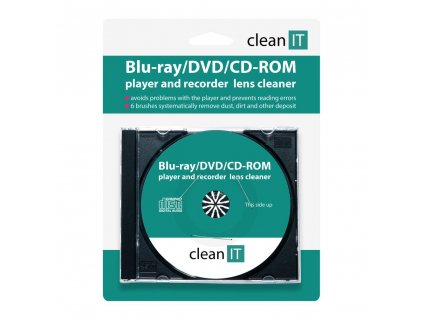 Clean IT čisticí CD pro Blu-ray/DVD/CD-ROM přehrávače (CL-320)