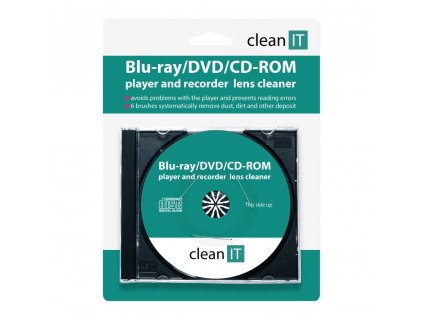 Clean IT čisticí CD pro Blu-ray/DVD/CD-ROM přehrávače