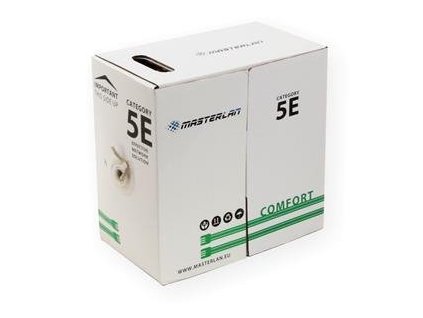 Masterlan Comfort UTP kabel drát Cat5e, PVC, 24AWG, 305m