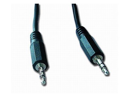 Kabel C-TECH přípojný jack 3,5mm M/M, 1,2m, audio (KAB056740)