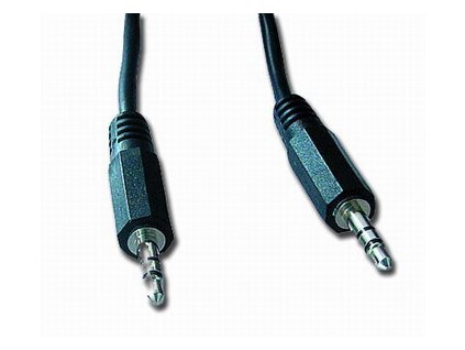 Kabel C-TECH přípojný jack 3,5mm M/M, 1,2m, audio
