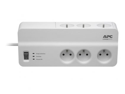 APC Essential SurgeArrest 6 outlets 230V France - přepěťová ochrana 6 zásuvek 1,8m