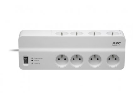 APC Essential SurgeArrest 8 outlets 230V France - přepěťová ochrana 8 zásuvek 1,8m (PM8-FR)