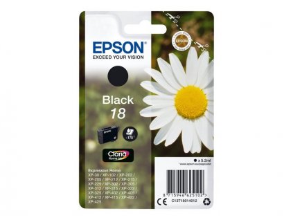 Epson T1801 černá - originál (C13T18014012)