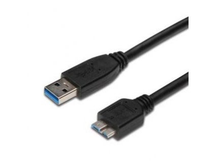 Kabel microUSB 3.0 5Gbps USB A - microUSB B, MM, 5m (ku3ma5bk)
