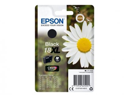 Epson T1811 Singlepack 18XL černá - originál (C13T18114012)