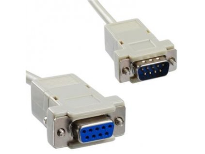 PremiumCord Prodlužovací seriovy kabel-myš 9pin 2m rozebírací