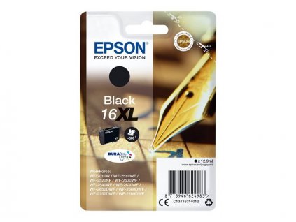 Epson T1631 16XL DURABrite Ultra Ink černá - originál (C13T16314012)