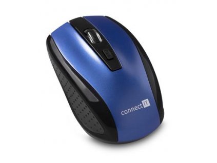 Connect IT CI-1225 bezdrátová optická myš - modrá (CI-1225)