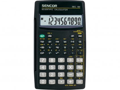 Sencor Školní kalkulačka SEC 180, 56 funkcí, Hyperbolické funkce