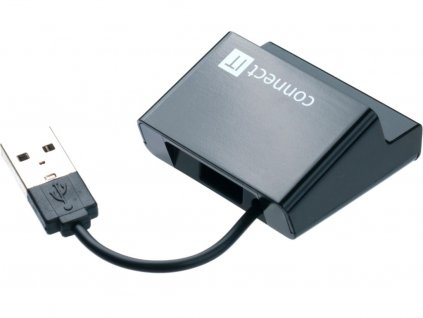 Connect IT USB hub 4 porty STEP - černý (CI-108)