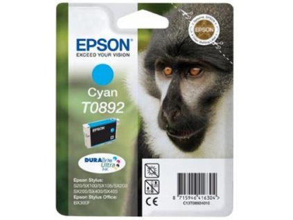 Epson T0892 Cyan 3,5ml proStylus S20/SX100/SX200/SX400 - originální