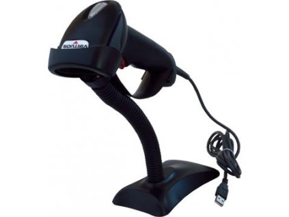 Laser čtečka HT-900A,USB(emulace KBD/RS232),černá