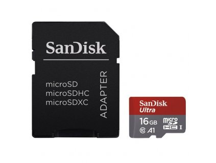 SanDisk Ultra microSDHC 16GB 98MB/s + Adapter
