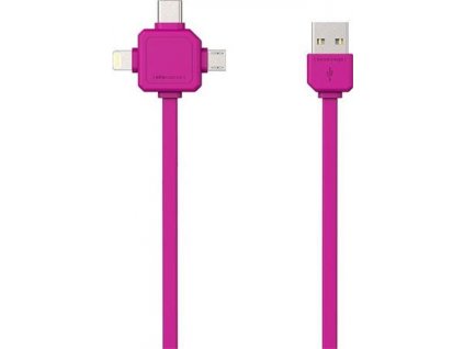 PowerCube Cable 1.5m růžový