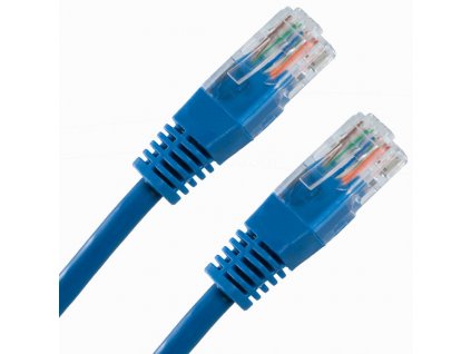 PATCH KABEL Patch kabel UTP CAT6 1m modrý (15913)