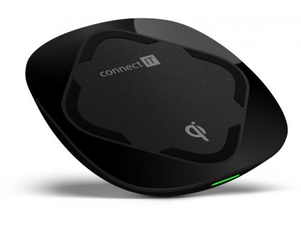 Connect IT Qi Certified Wireless Fast Charge 10 W, černá