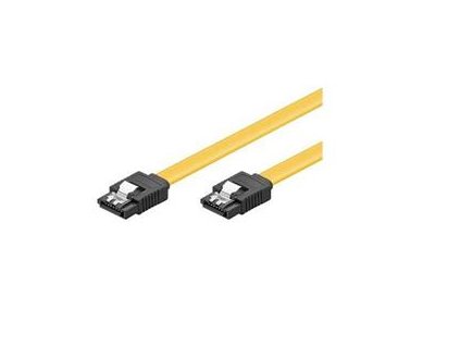 SATA 3.0 datový kabel 1.5GBs / 3GBs / 6GBs, kov.západka - délka 30cm