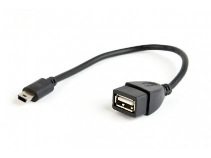 Gembird Cablexpert kabel USB OTG AF na mini-BM, 0,15m