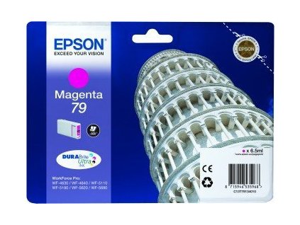 Epson T7913 Magenta, 6,5ml, pro série WF-5110DW,WF-5190DW,WF-5620DWF,WF-5690DWF - originální (C13T79134010)