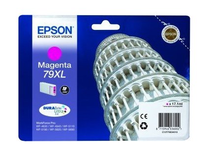 Epson T7903 XL Magenta, 17ml, pro série WF-5110DW,WF-5190DW,WF-5620DWF,WF-5690DWF - originální (C13T79034010)