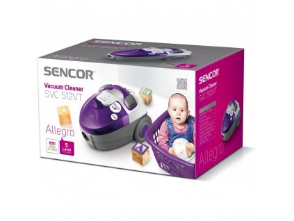 Sencor SVC 512VT-EUE2 fialový