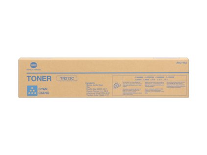 Konica Minolta toner cartridge, cyan, TN 213, pro bizhub C203, C253 (TN213) - originální