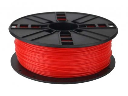 Gembird filament PLA 1.75mm 1kg, fluorescentní červená