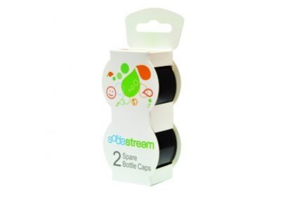 SodaStream Víčka na plastové lahve 2 ks, černá (40024581)