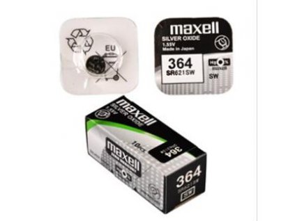 MAXELL Hodinková baterie SR 621SW / 364, LD, blistr 1ks