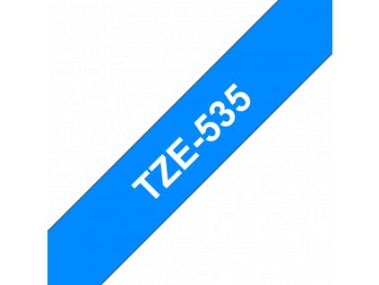 Brother TZe-535, modrá / bílá 1 ks (12mm, laminovaná) (TZe535)