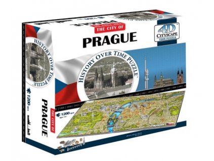 4D PUZZLE Cityscape Time panorama Praha