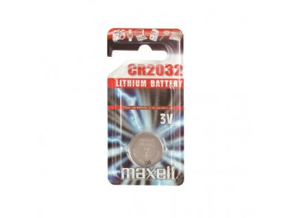MAXELL lithiová baterie CR2032, blistr 1 ks - k základním deskám, ovladačům, vahám, apod.